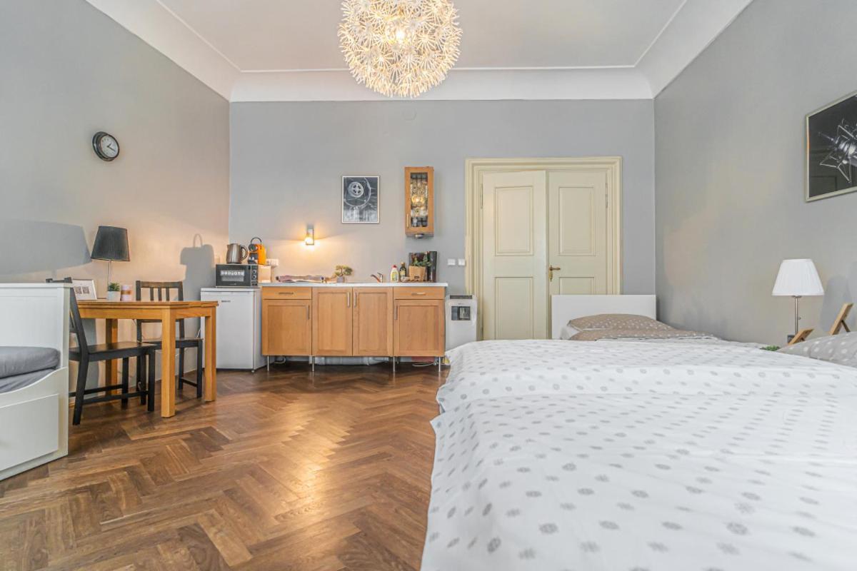 شقة Bright Studio Close To Charles Bridge And Prague Castle المظهر الخارجي الصورة